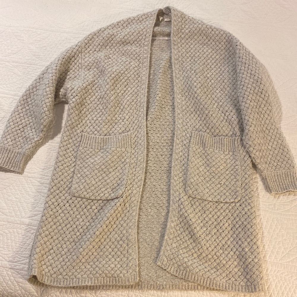 Anthropologie Moth Oversized Cable Cardigan